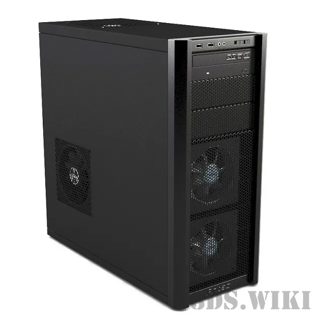 technology – Antec PC case 3ds Max