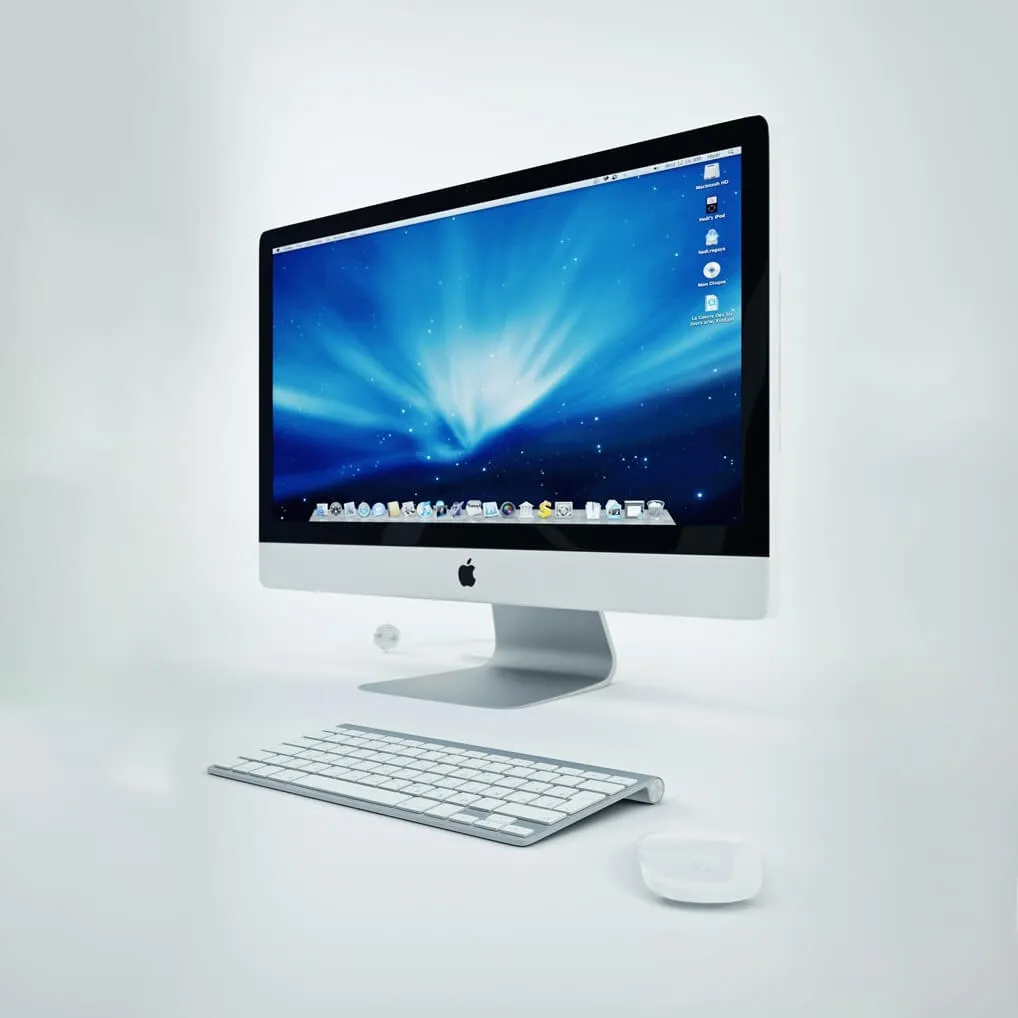 technology – Apple-imac-27 wireless keyboard magic mouse 3ds Max