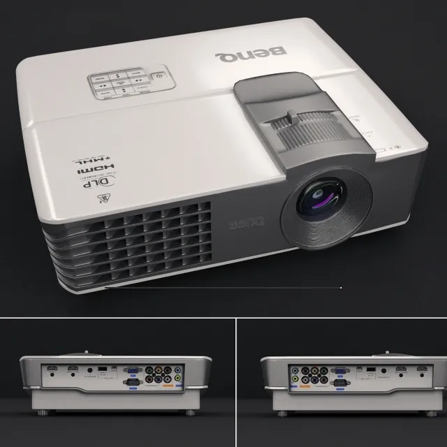 technology – BenQ W1070 projector 3ds Max