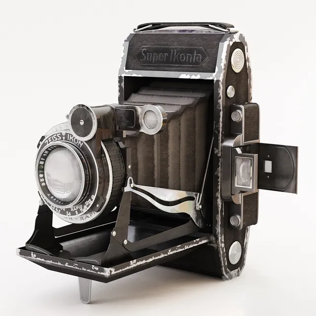 technology – Camera Zeiss Ikon Super Ikonta 5302 3ds Max