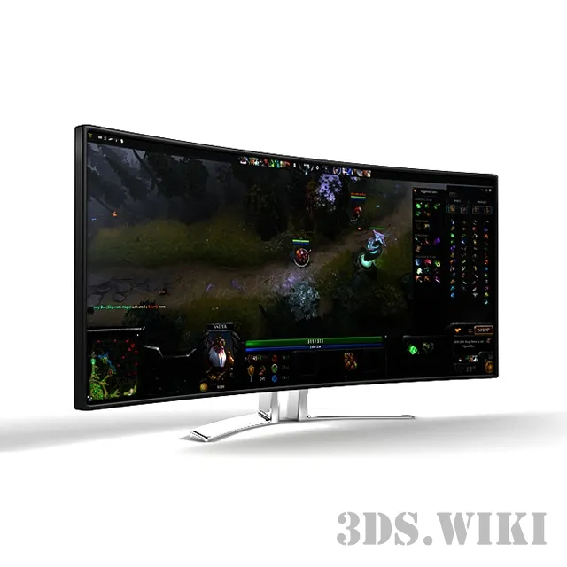 technology – Curved Ultrawide Monitor 3ds Max