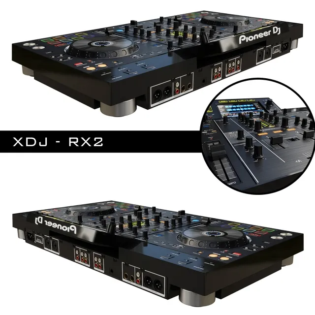 technology – DJ-system Pioneer  XDJ-RX2 3ds Max