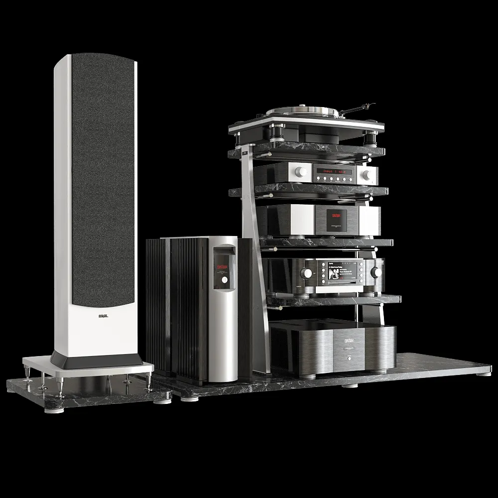 technology – Elite Hi-End audio system from Mark-Levinson and Revel 3ds Max