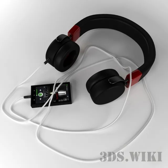 technology – Headphones and headset 3ds Max