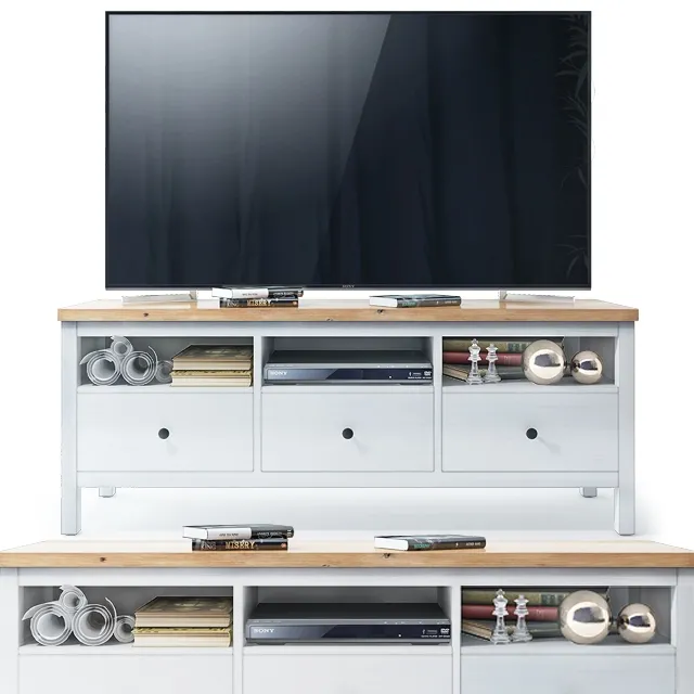 technology – IKEA  HEMNES   TV + Decor 3ds Max