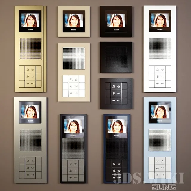 technology – JUNG doorphones 3ds Max