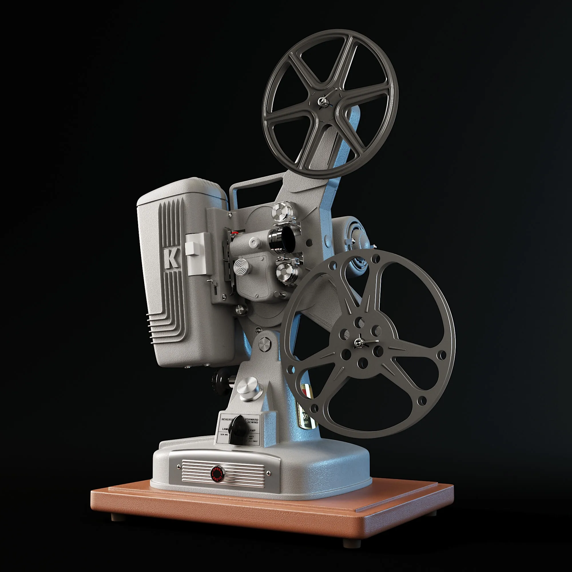 technology – Keystone 109D 8mm Cinema Projector 3ds Max