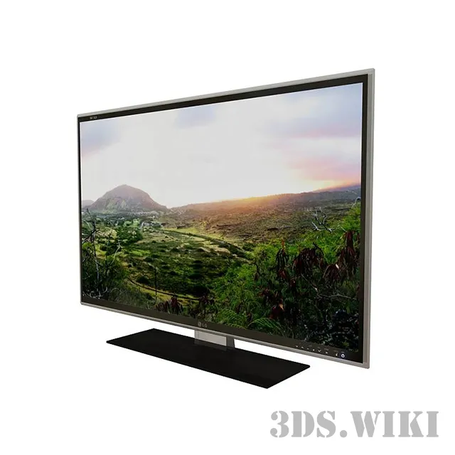 technology – LG Plasma TV 3ds Max