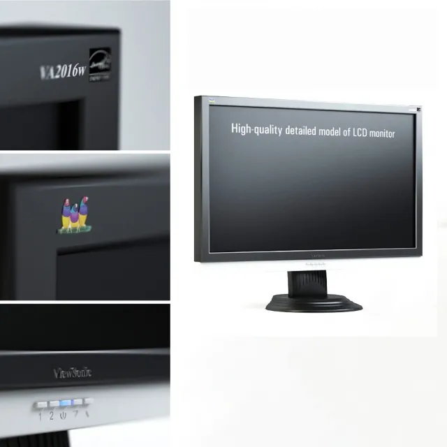 technology – Monitor 010 3ds Max