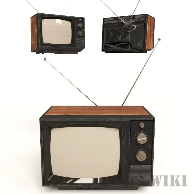 technology – Old tube TV 3ds Max