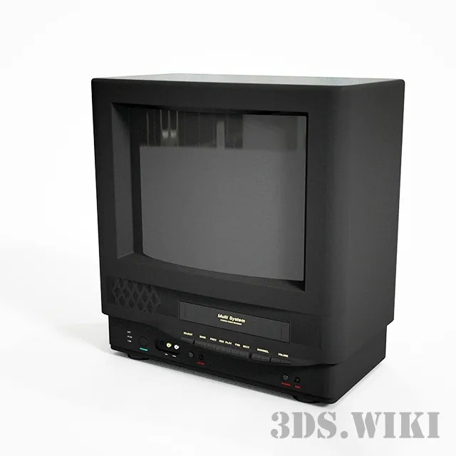 technology – Old TV 3ds Max