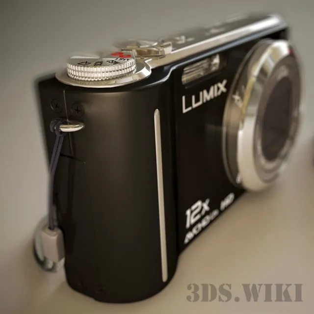technology – Panasonic Lumix DMC-TZ7 camera 3ds Max
