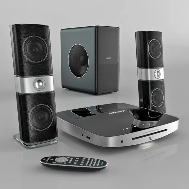 technology – Philips Home theater 3ds Max