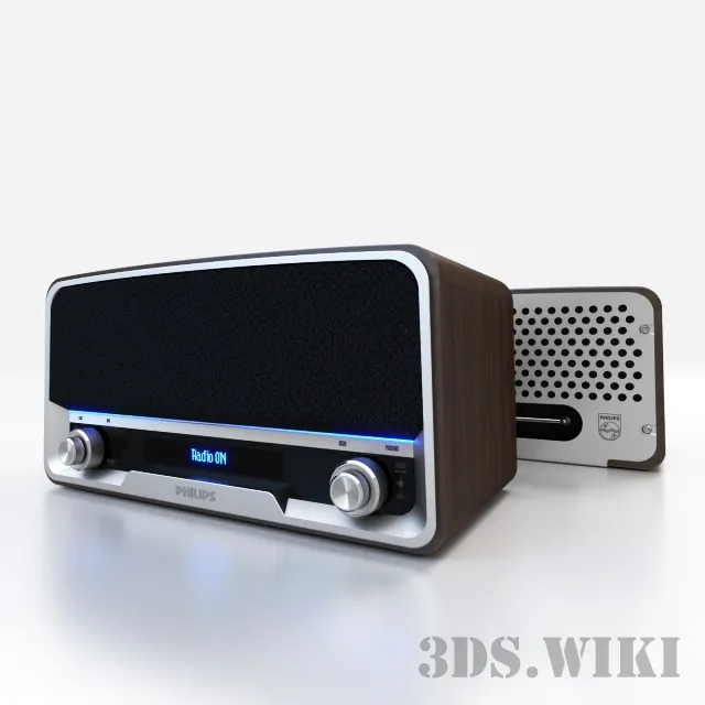 technology – Philips Original Radio 3ds Max