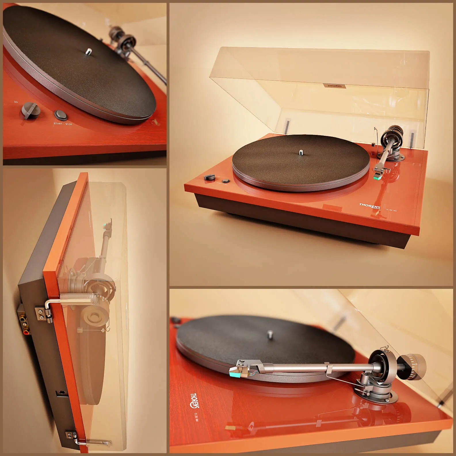 technology – Player Thorens TD 295 MK IV 3ds Max