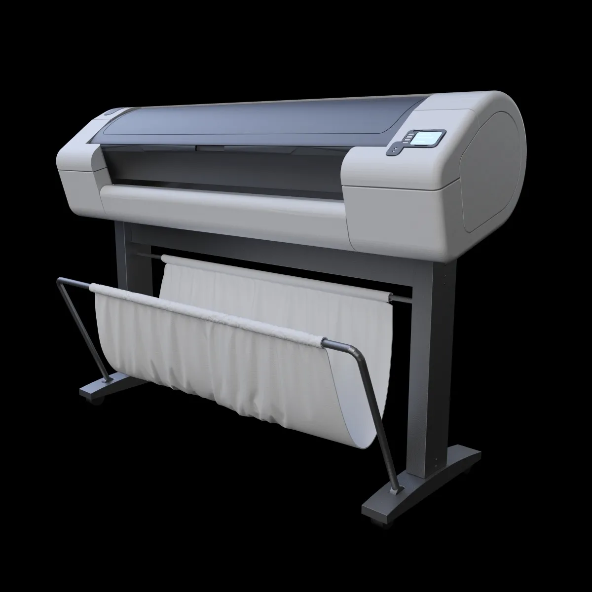 technology – Plotter  Printer 3ds Max