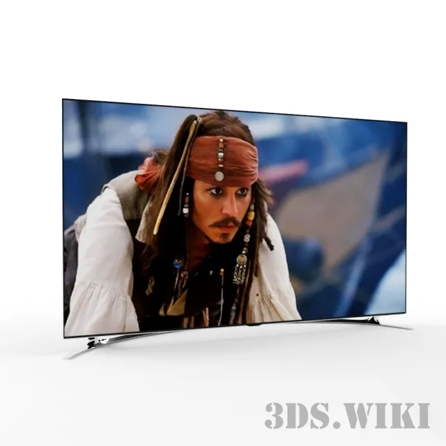 technology – Samsung TV UE40F8000 3ds Max