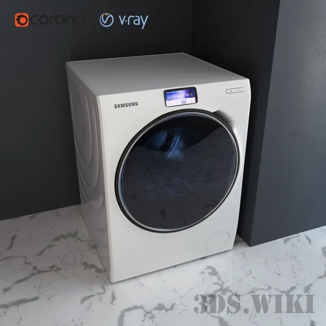 technology – Samsung WW10H9600EW 3ds Max