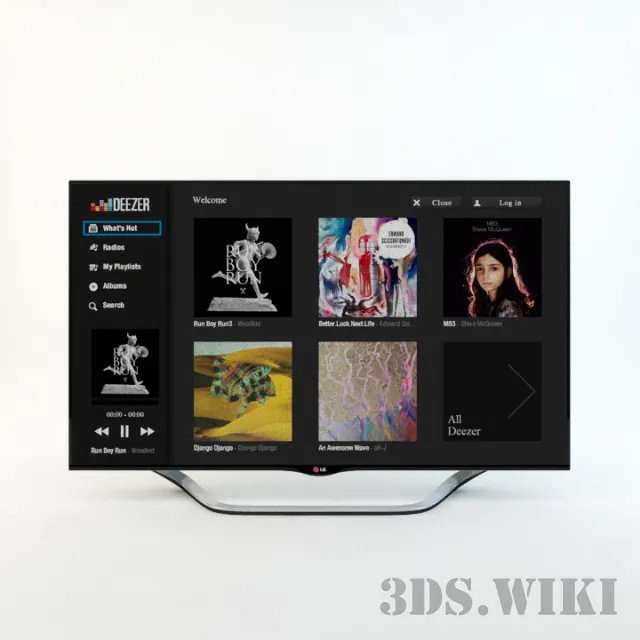technology – SmartTv Lg 55LA8600 3ds Max