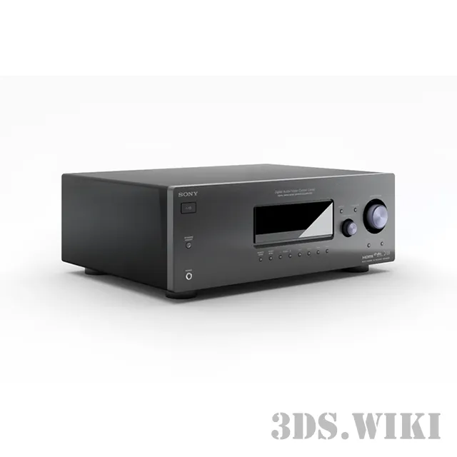 technology – Sony AV Home Cinema Receiver 3ds Max