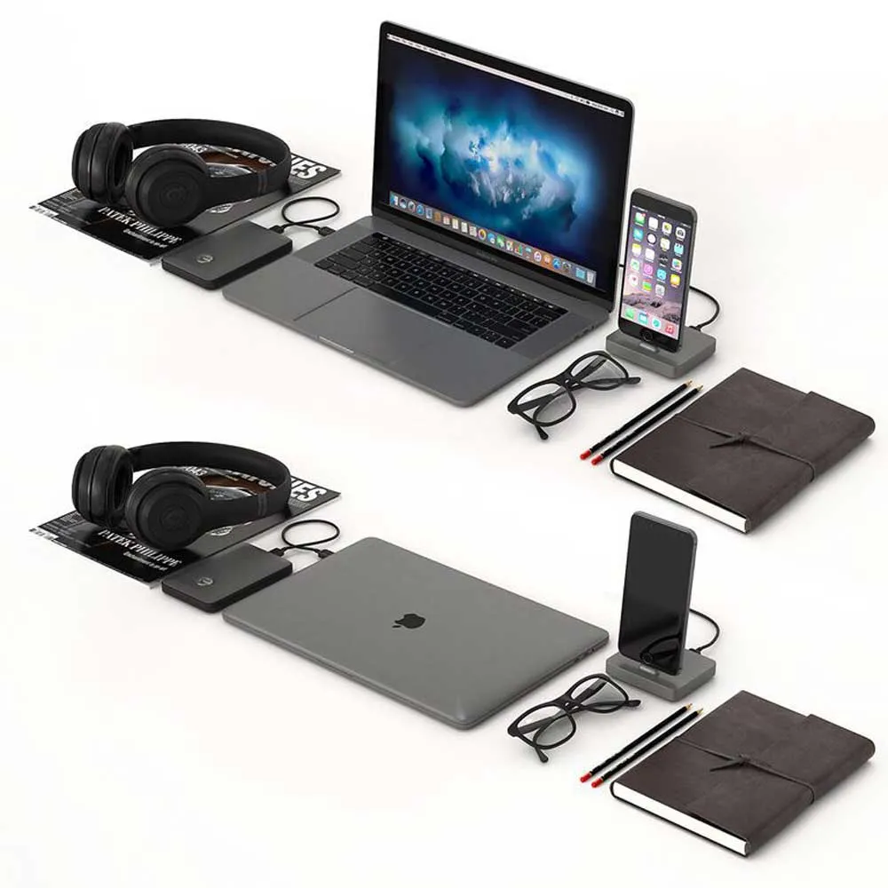 technology – Space Gray Macbook Workplace 3ds Max