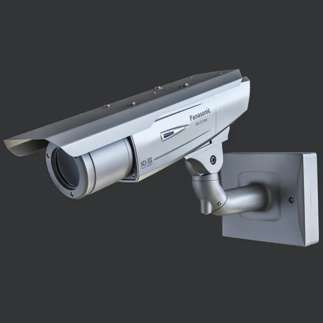 technology – Surveillance camera Panasonic CW380 3ds Max