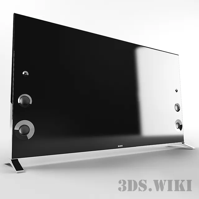 technology – TV Sony X9500B 3ds Max