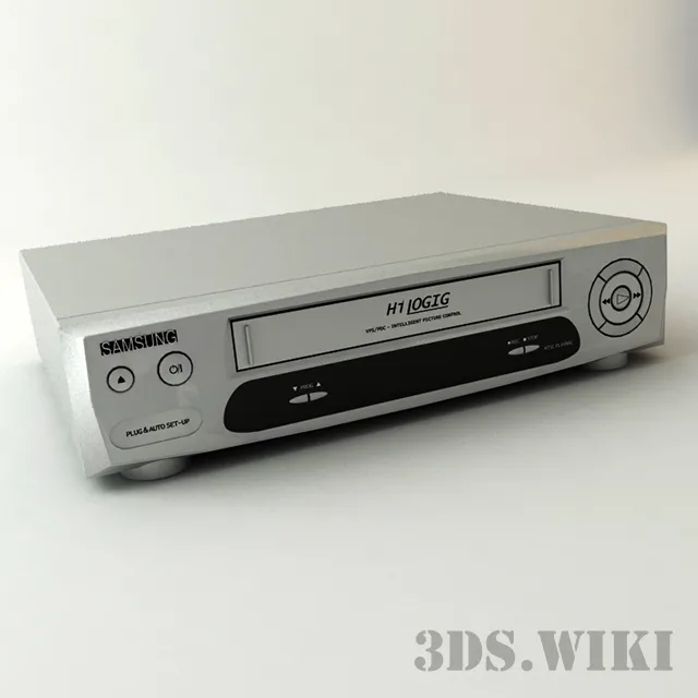 technology – Vintage VHS Recorder 3ds Max