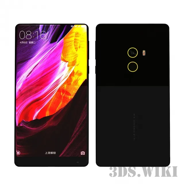 technology – Xiaomi Mi Mix Smartphone 3ds Max