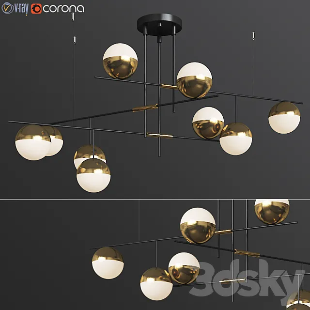 Technum Chandelier Lampatron 3DS Max Model
