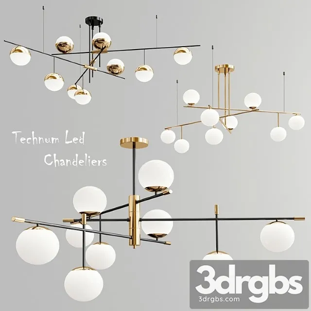 Technum led chandelier – 3 type