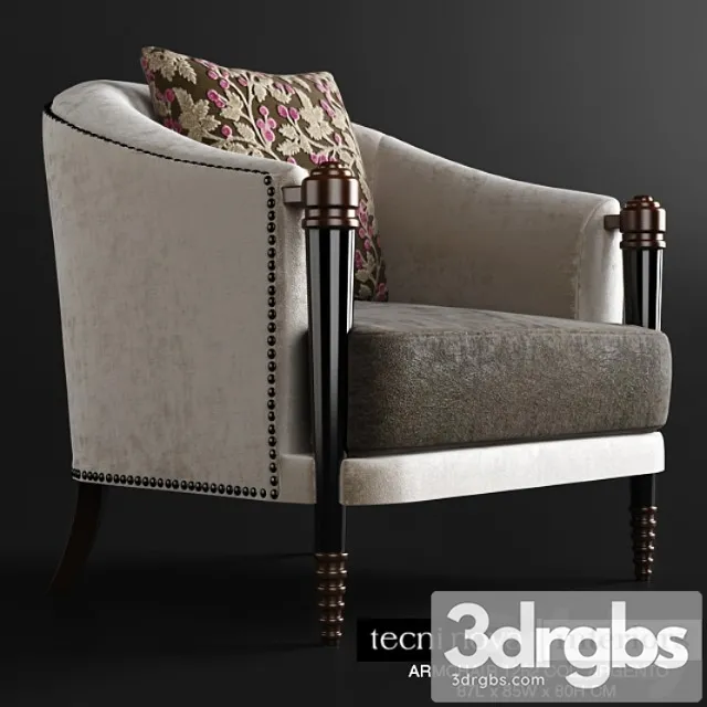 Tecninova 1262 Armchair Col Argento 3dsmax Download