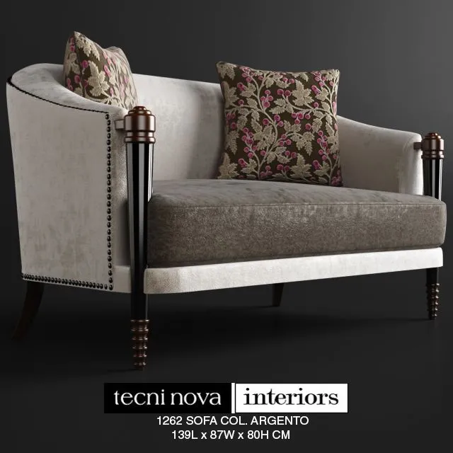 TECNINOVA-1262 SOFA COL. ARGENTO 3dsMax Model