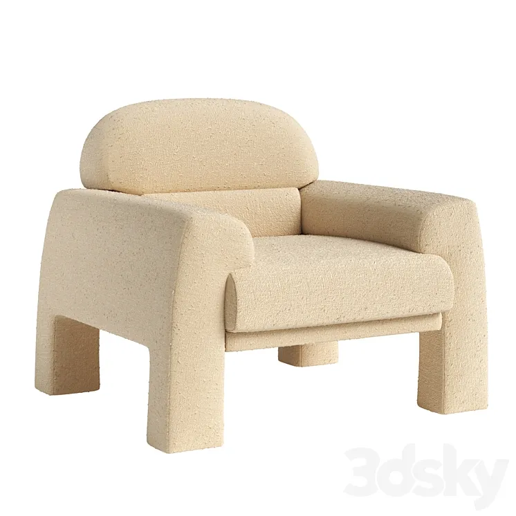 TEDD Armchair 3DS Max Model