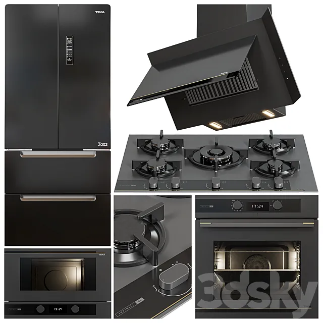 Teka appliance set 3DS Max Model