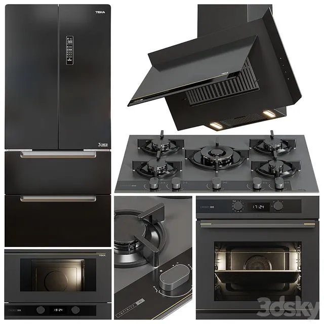 Teka appliance set 3dsMax Model