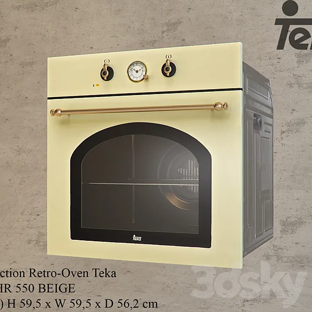 Teka – HR 550 BEIGE 3ds Max