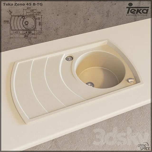 Teka Zeno 45 B-TG 3ds Max