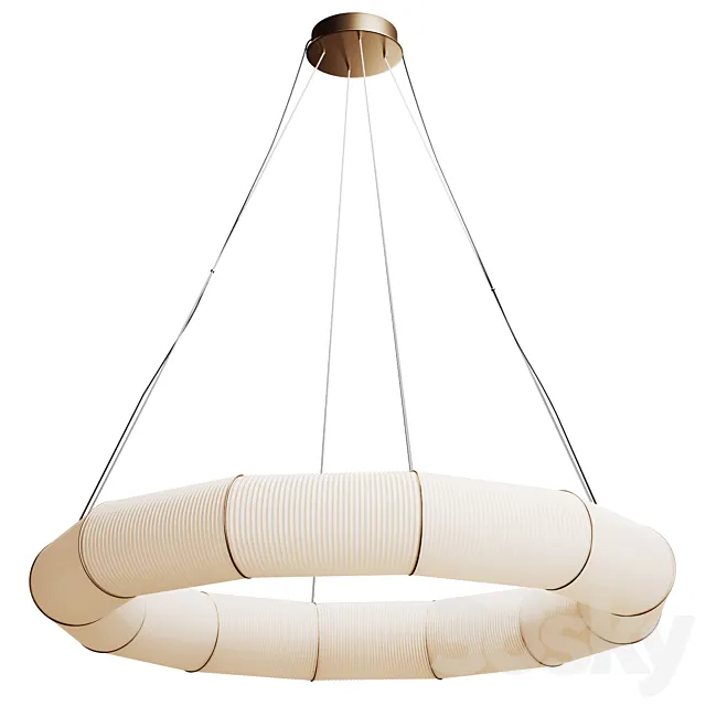 Tekio Circular P8 Pendant Lamp by Anthony Dickens 3DS Max Model