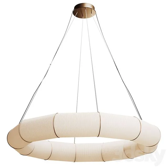 Tekio Circular P8 Pendant Lamp by Anthony Dickens 3dsMax Model