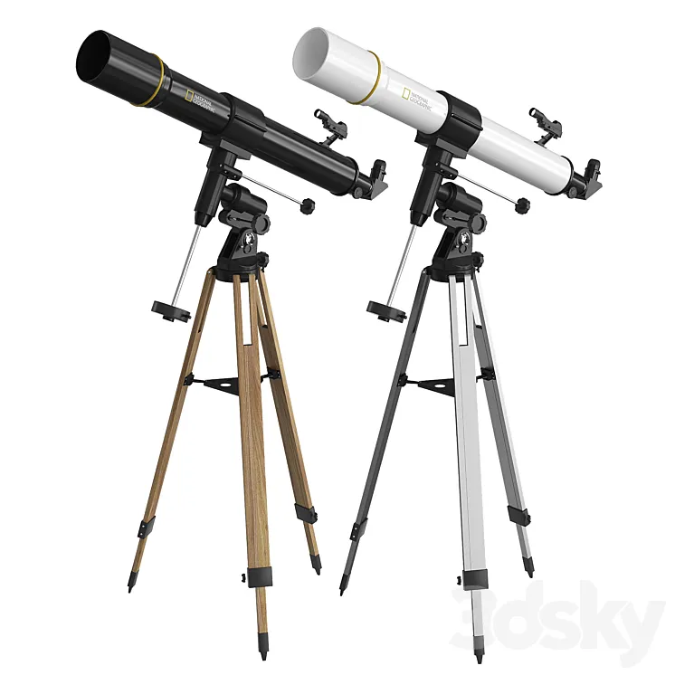 Telescope National GeographigB 3DS Max Model