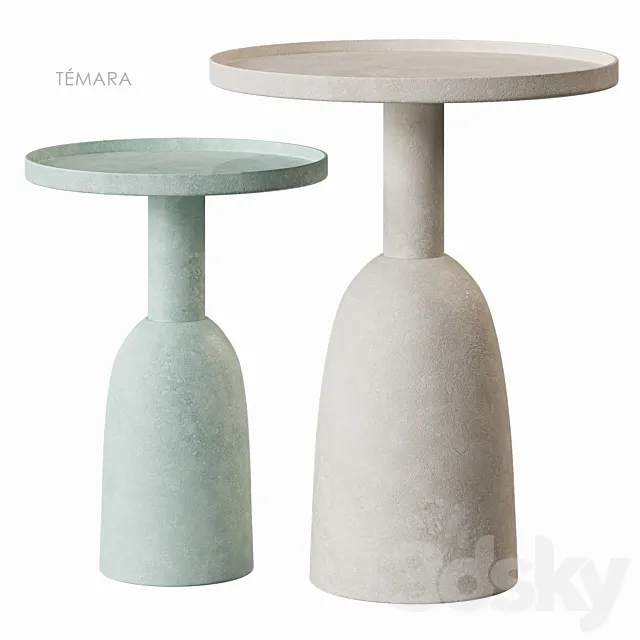 Temara side table La Redoute 3ds Max