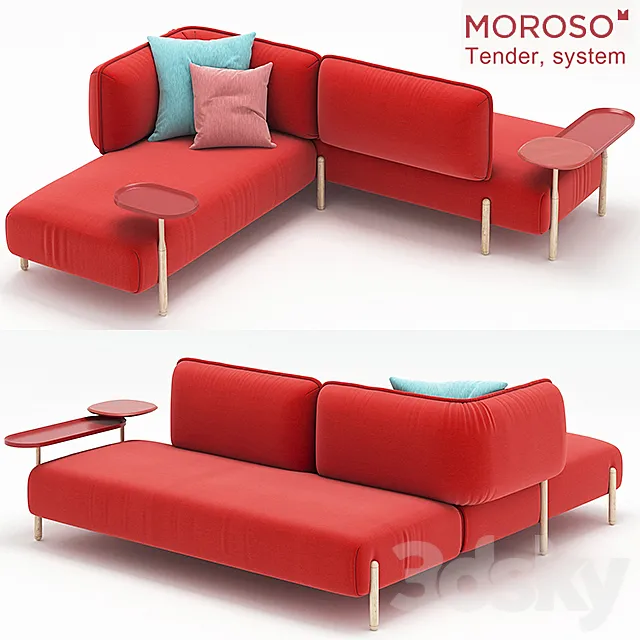 Tender sofa system 3DS Max Model