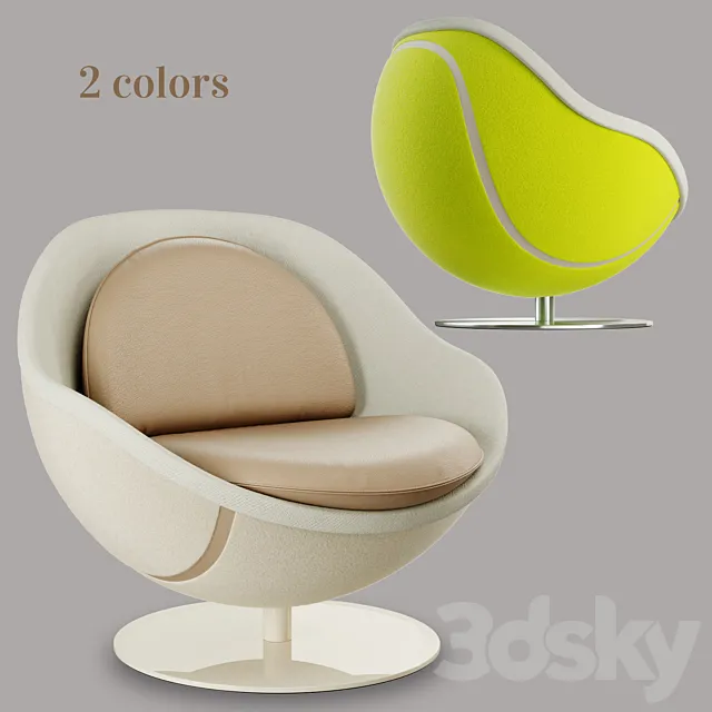 Tennis Chair – Volley (LILLUS) 3ds Max