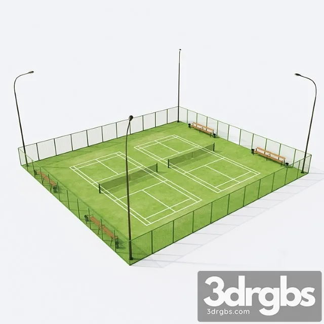 Tennis court 3dsmax Download