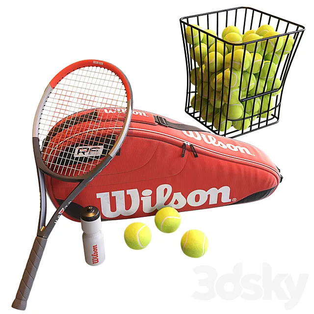 Tennis set 3DS Max Model