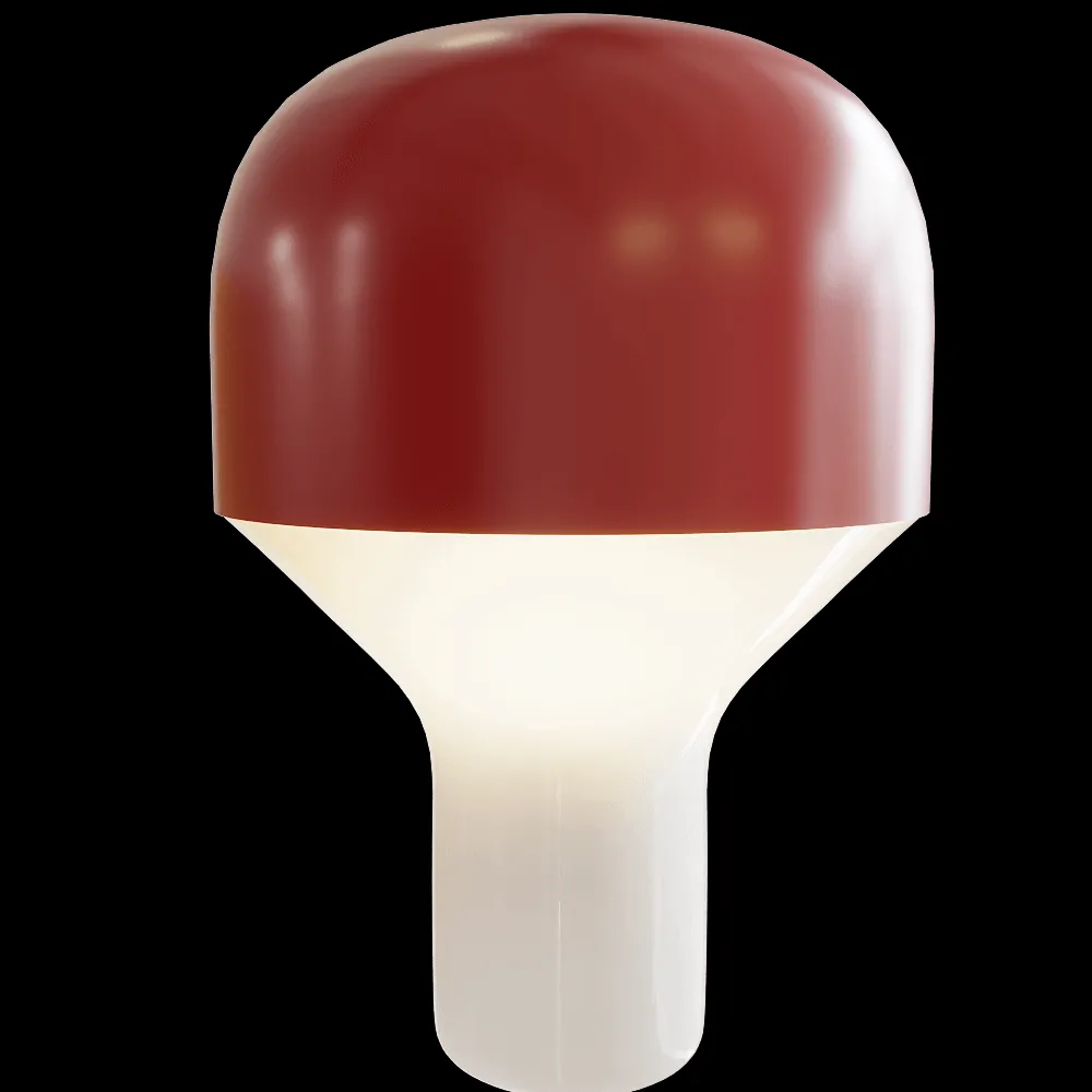 TEO – Table lamp CAP Dark Red 3ds Max