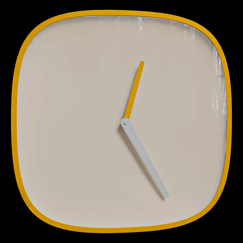 TEO – Wall clock Plate 3ds Max