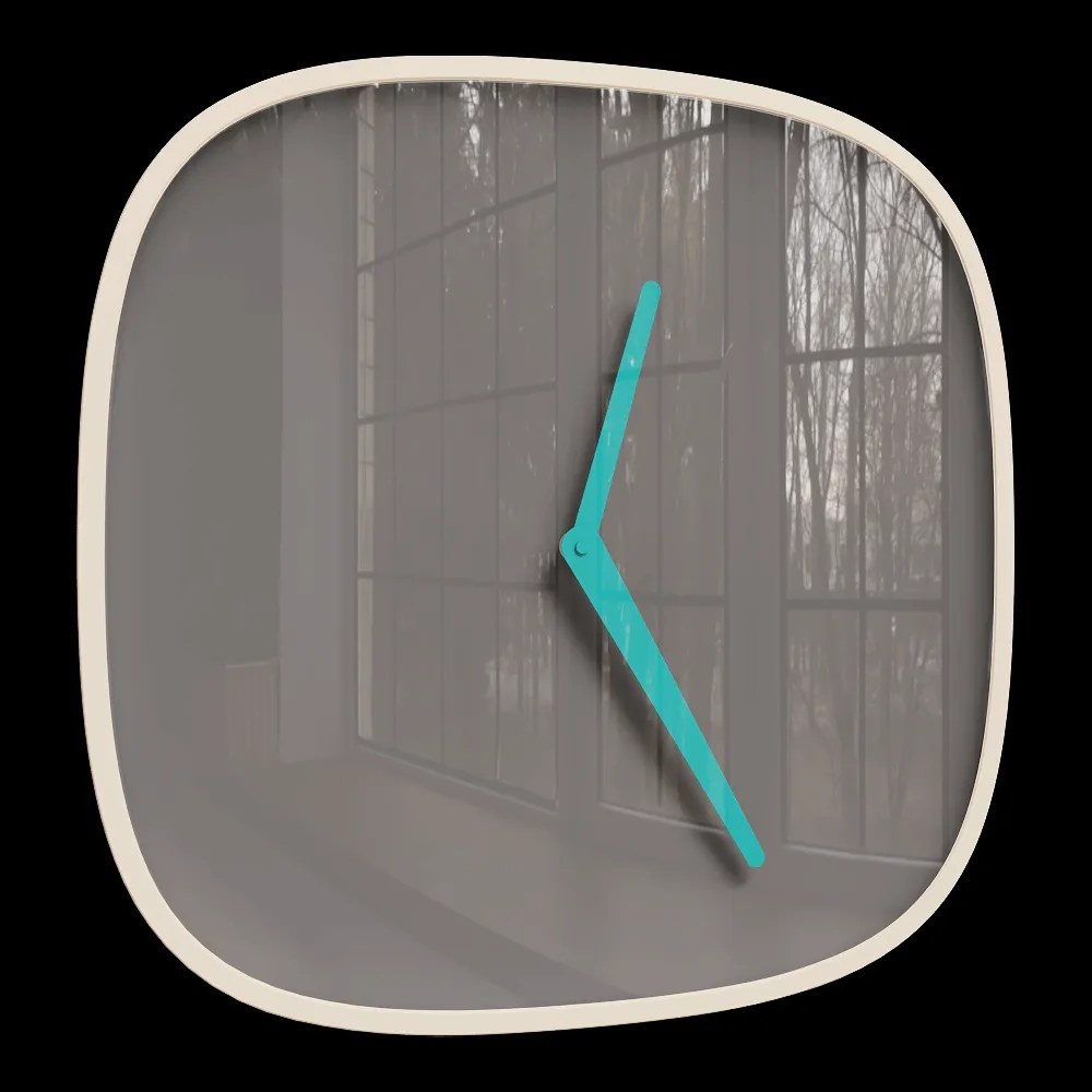 TEO – Wall clock PLATE Gray 3ds Max