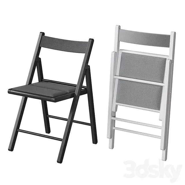 Terje Terier Folding Chair Ikea 3dsMax Model